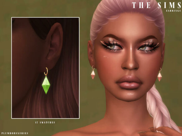 THE SIMS earrings by Plumbobs n Fries