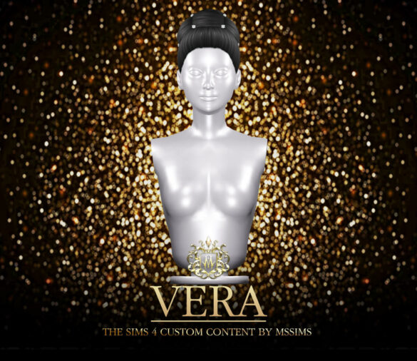 The Sims 4 VERA UPDO HAIR at MSSIMS