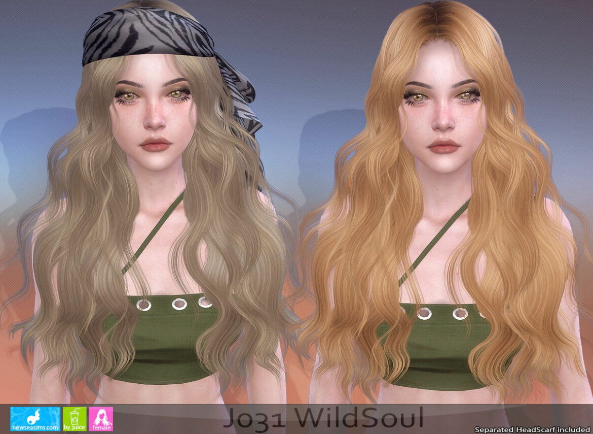 The Sims 4 WildSoul Hair at Newsea Sims 4