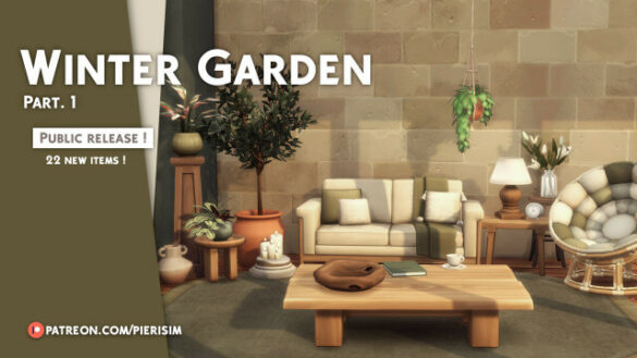 The Sims 4 WINTER GARDEN