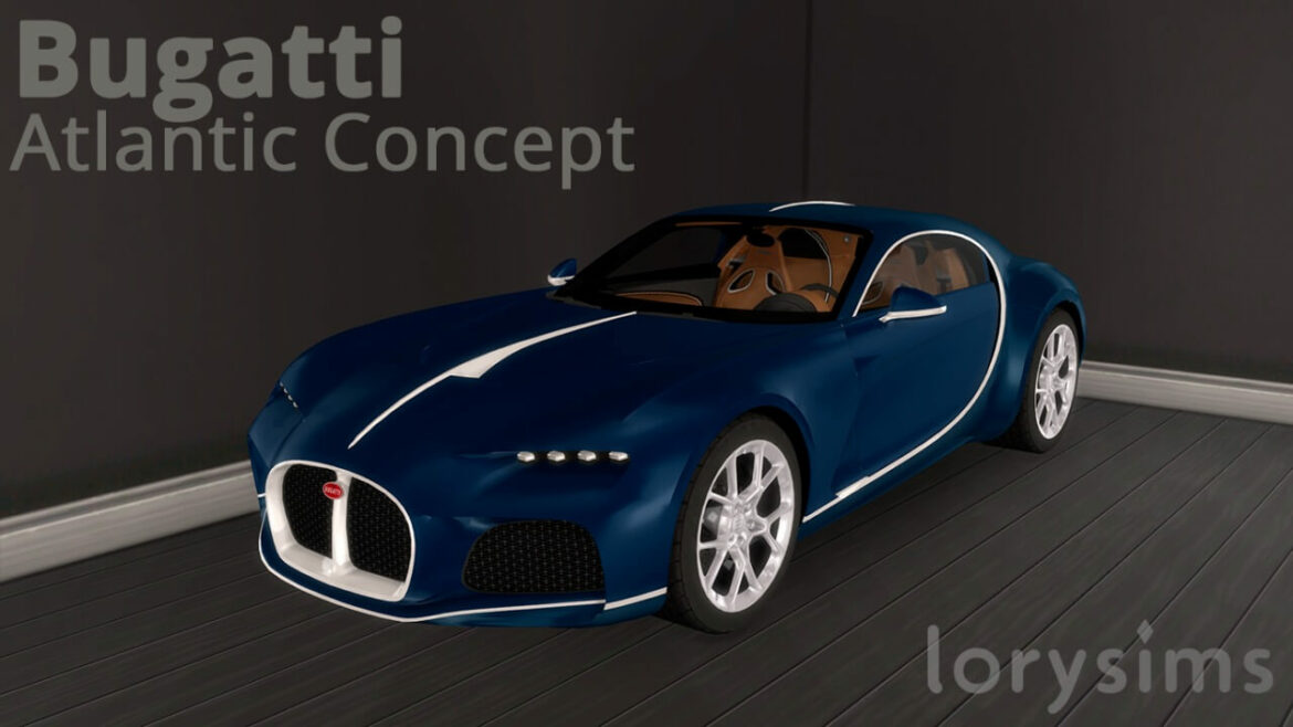 The Sims 4 2015 Bugatti Atlantic Concept at LorySims