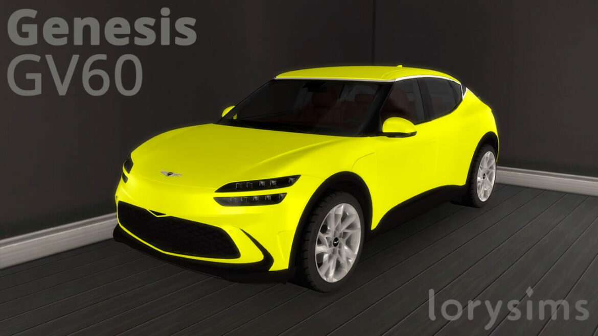 The Sims 4 2022 Genesis GV60 at LorySims