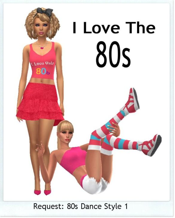 The Sims 4 80s Dance Style 1 at Sims4Sue
