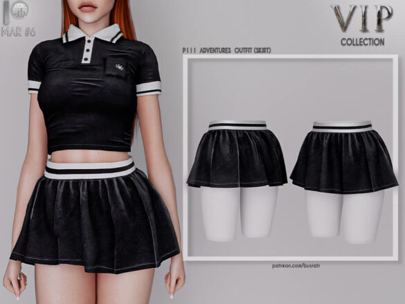 The Sims 4 ADVENTURES OUTFIT (SKIRT) P111 by busra-tr