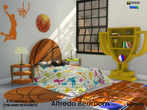 The Sims 4 Alfredo Bedroom by kardofe at TSR