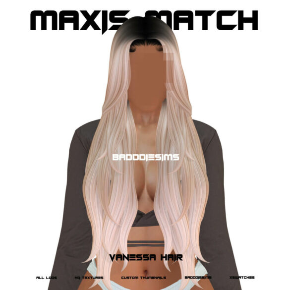 The Sims 4 badddiesims vanessa hair