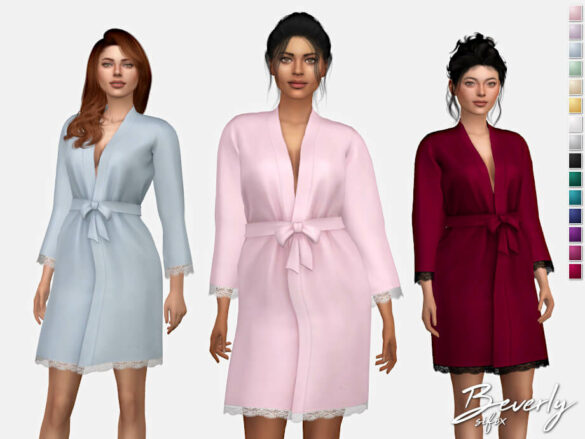 The Sims 4 Beverly Robe by Sifix at TSR