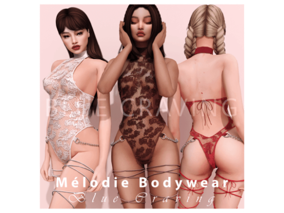 The Sims 4 Blue Craving – Melodie Bodywear