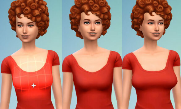 The Sims 4 Breast Separation Slider – version 2