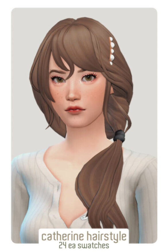 The Sims 4 catherine hairstyle