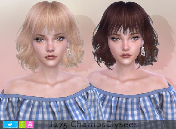 The Sims 4 Champs Elysees Hair at Newsea Sims 4
