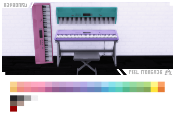 The Sims 4 city living keyboard