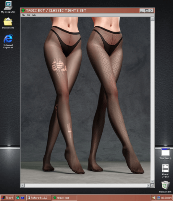 The Sims 4 CLASSIC TIGHTS SET by MAGIC BOT