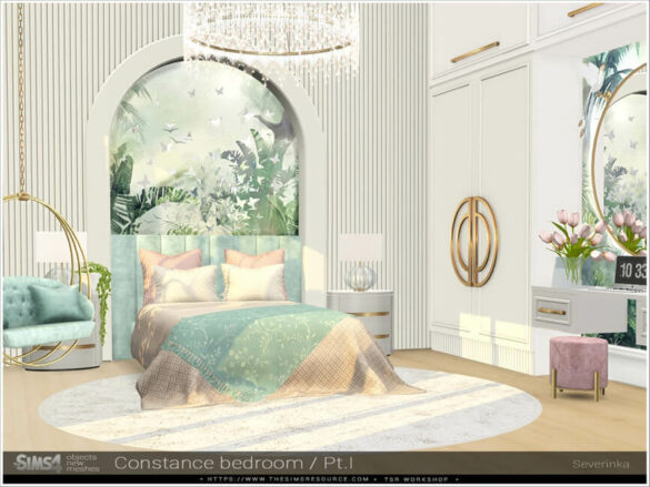 The Sims 4 Constance bedroom Pt.I by Severinka_