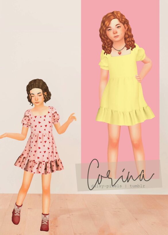 The Sims 4 Corina Dress at Daisy Pixels