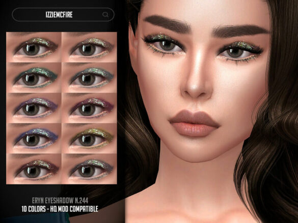 The Sims 4 Eryn Eyeshadow N.244 by IzzieMcFire