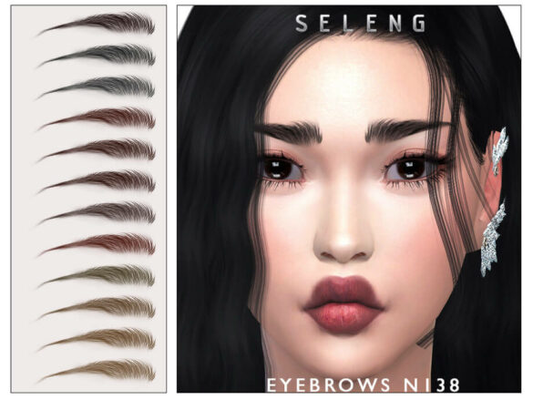 The Sims 4 Eyebrows N138 by Seleng
