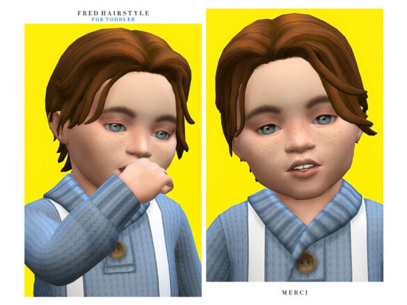 The Sims 4 Fred Hair for Toddlers by -Merci-