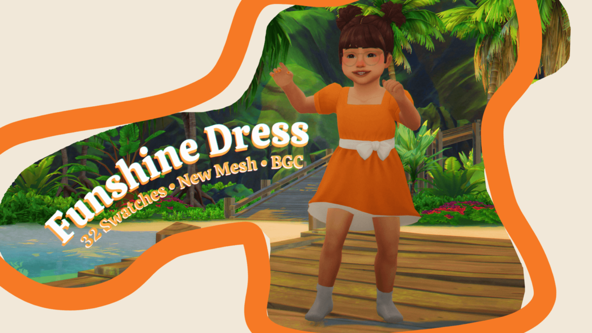 The Sims 4 Funshine Dress / Fundraiser Day