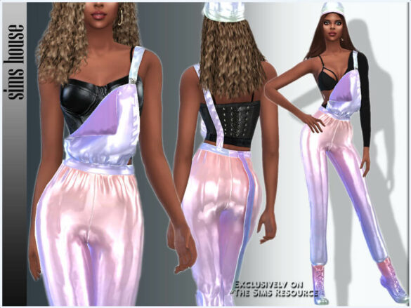 Holographic women’s jumpsuit by Sims House
