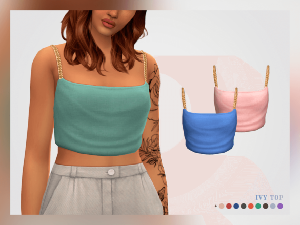 The Sims 4 ivy top new mesh ea mesh