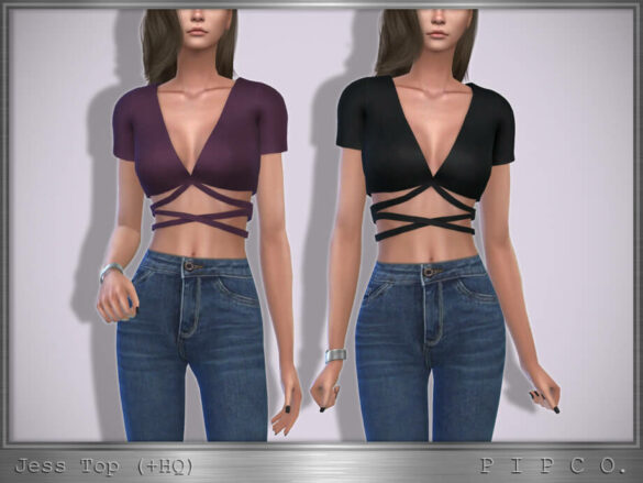 The Sims 4 Jess Top by Pipco