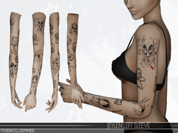 The Sims 4 Jeylen left sleeve