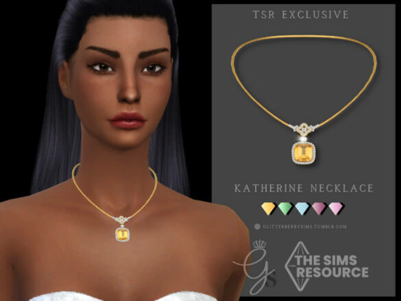 The Sims 4 Katherine Necklace by Glitterberryfly