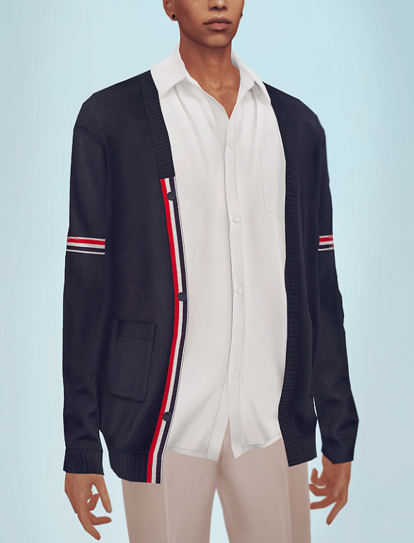 The Sims 4 kk cardigan for male