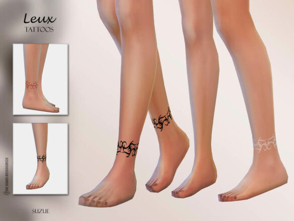 The Sims 4 Leux Tattoos N18 by Suzue