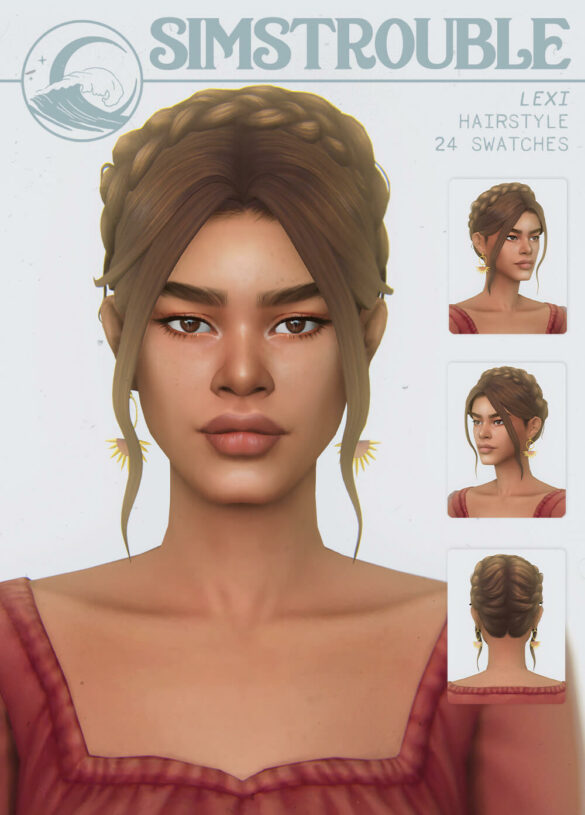 The Sims 4 LEXI Hair at SimsTrouble