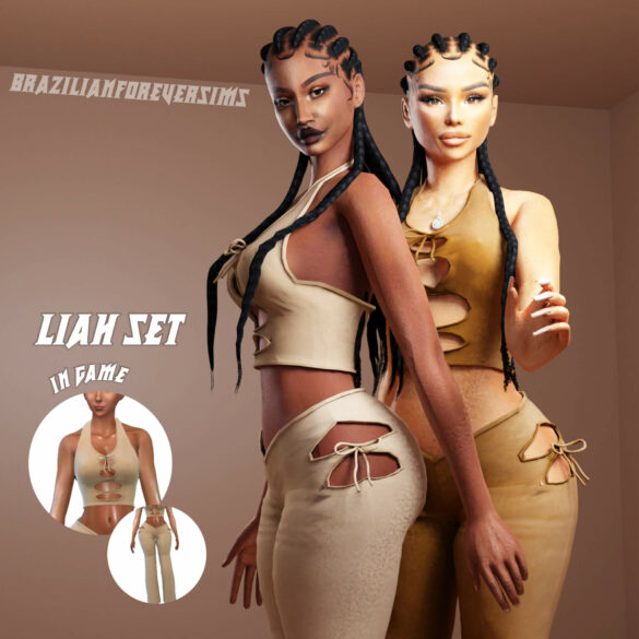 The Sims 4 liah set 100 new meshes