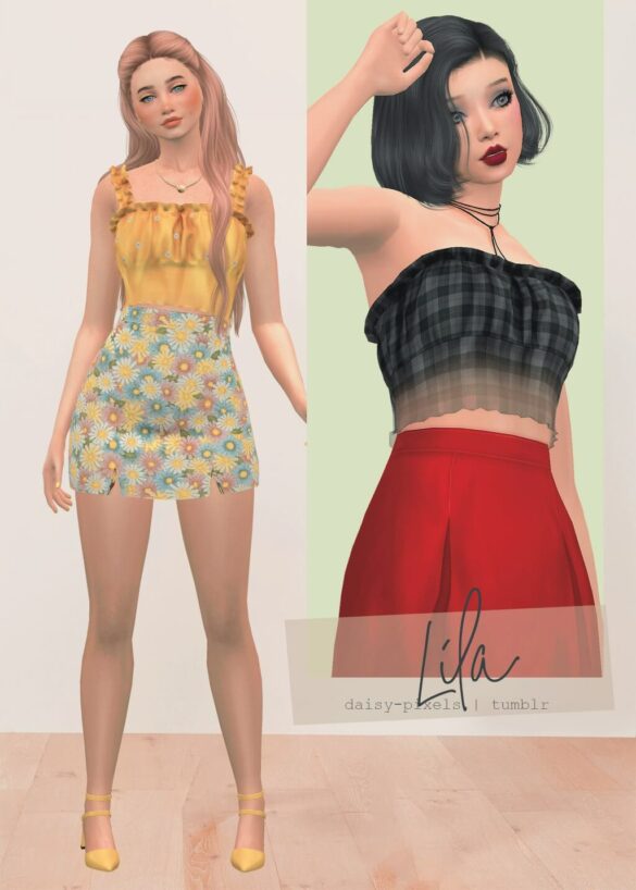 The Sims 4 Lila Top at Daisy Pixels