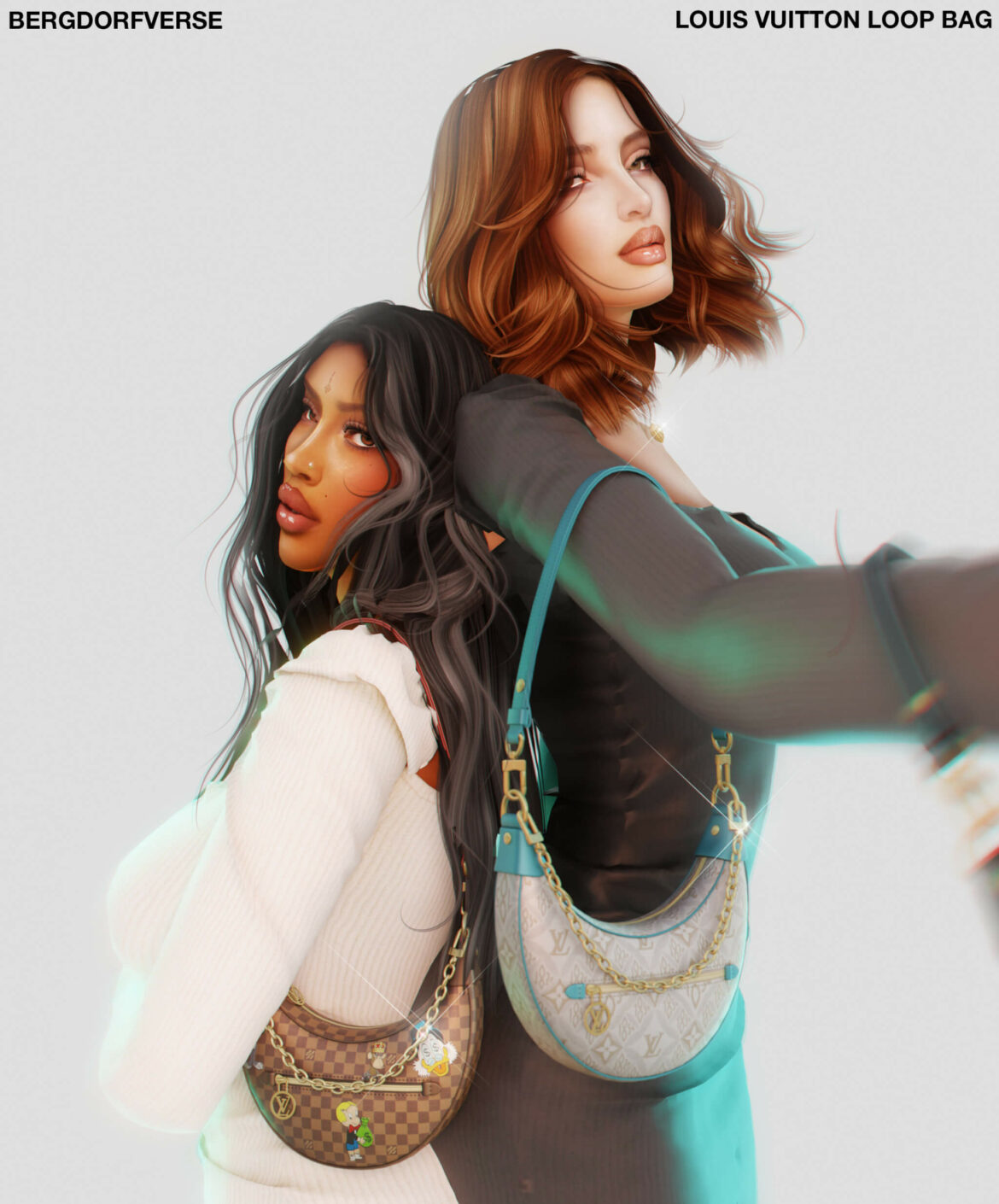 The Sims 4 louis vuitton loop bag