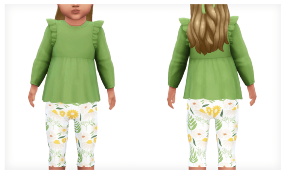 The Sims 4 mara top, bottom