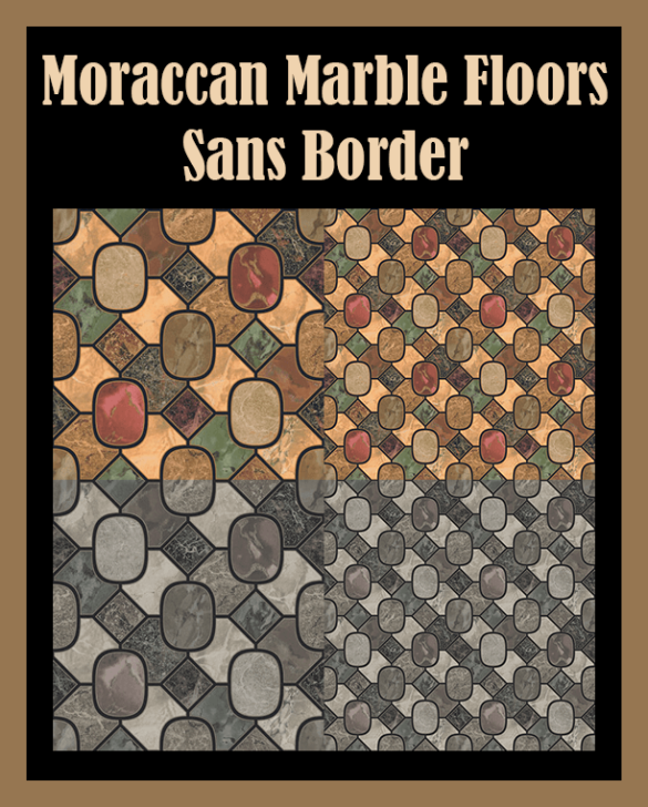Moroccan Marble Sans Border 2 Sizes 28 Colours