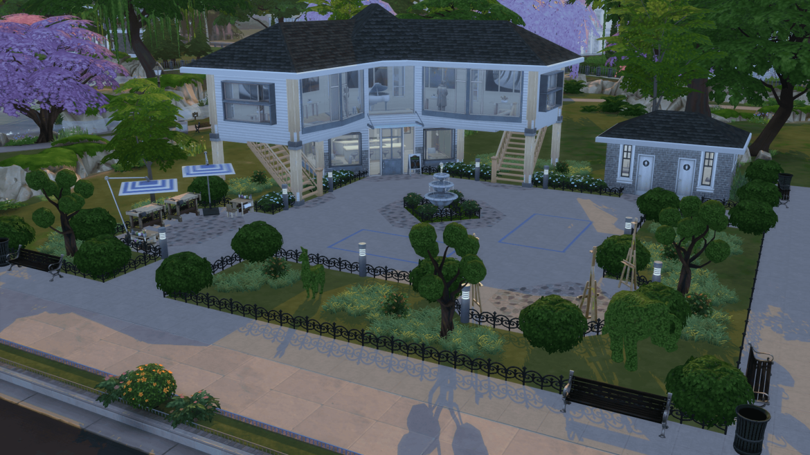 The Sims 4 Newcrest Art Center (No CC)
