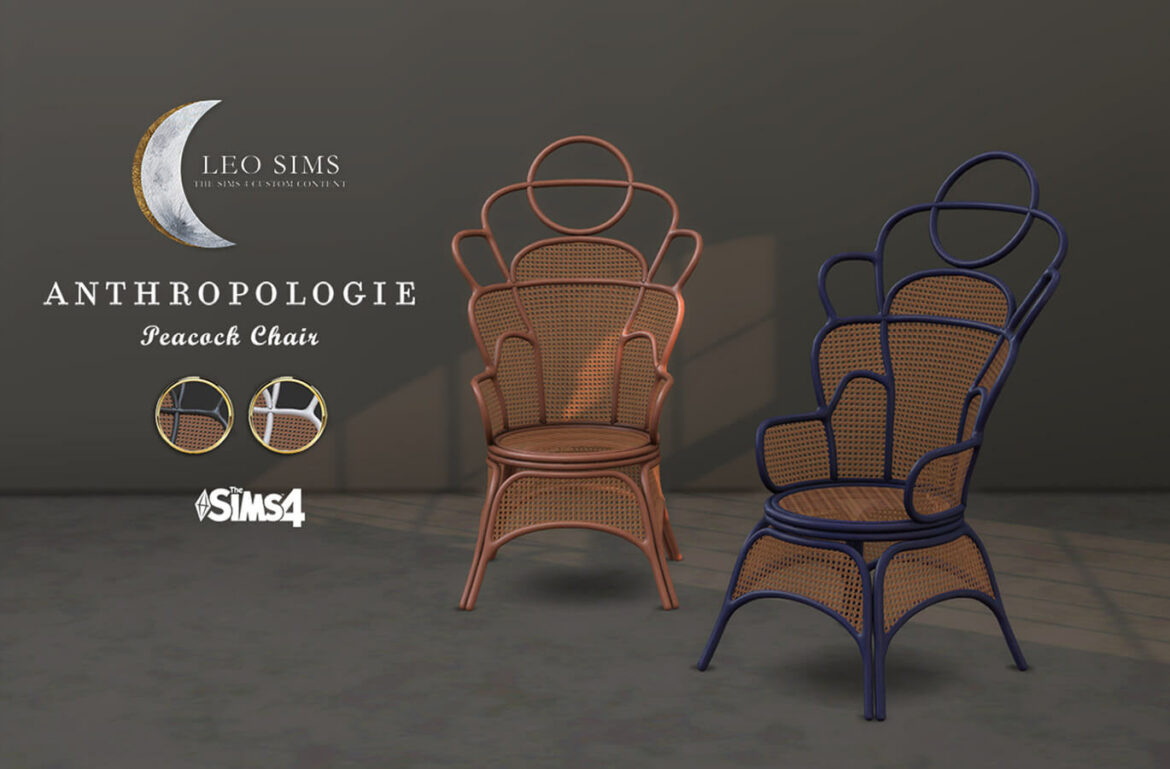 The Sims 4 Peacock Chair at Leo Sims