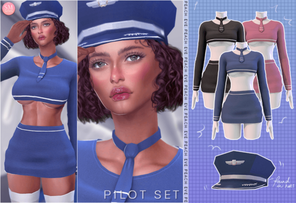 The Sims 4 Pilot Set Peach