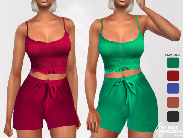 The Sims 4 Pyjamas Set Shorts by Saliwa