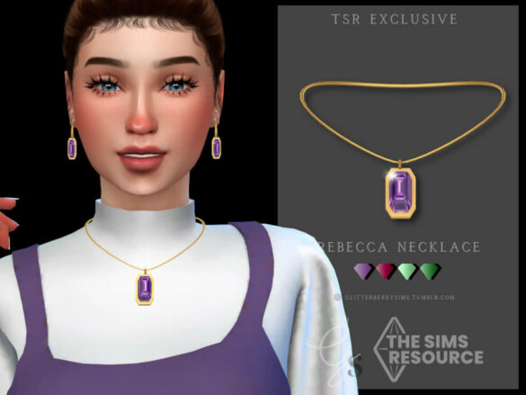 The Sims 4 Rebecca Necklace By Glitterberryfly The Sims Game