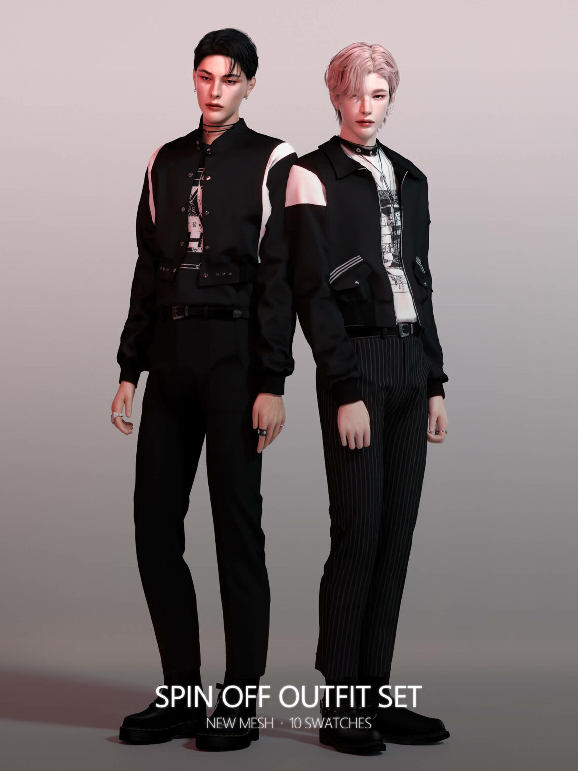 The Sims 4 rona spin off outfit set