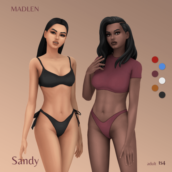 The Sims 4 sandy swimsuit