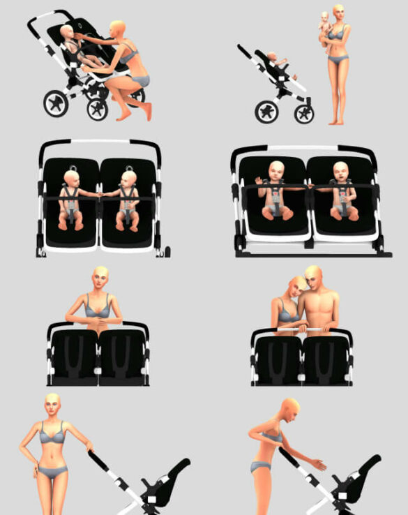 The Sims 4 scarlett bulckowisk day out posepack