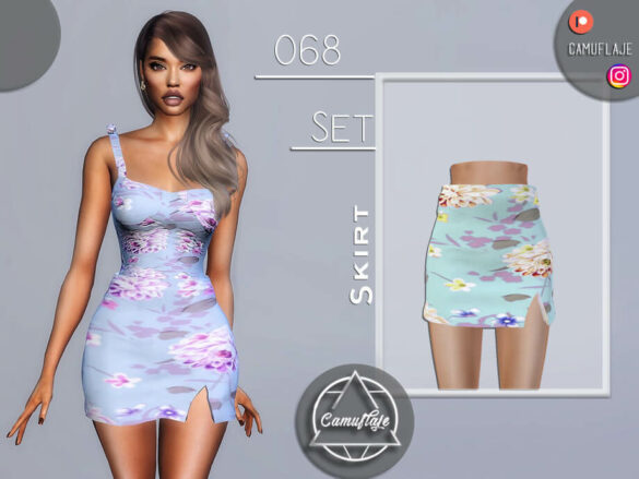 The Sims 4 SET 068 – Skirt by Camuflaje