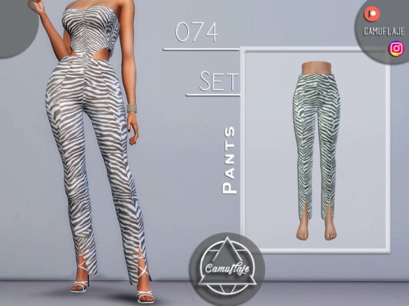 The Sims 4 SET 074 – Pants by Camuflaje