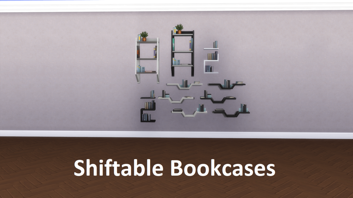 The Sims 4 Shiftable Bookcases