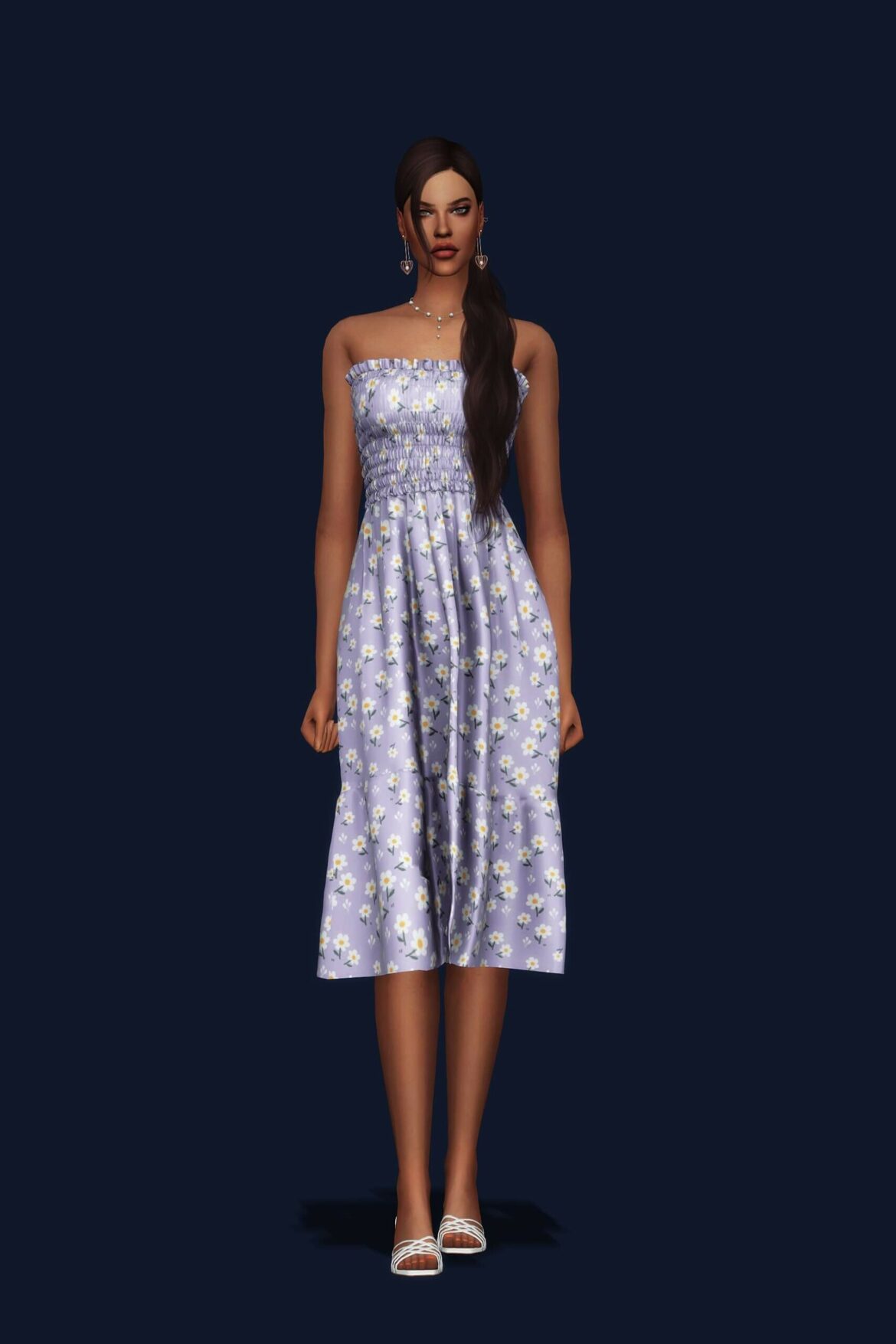 The Sims 4 Shirring Tube Top Dress at Gorilla