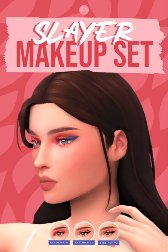 The Sims 4 slayer makeup set
