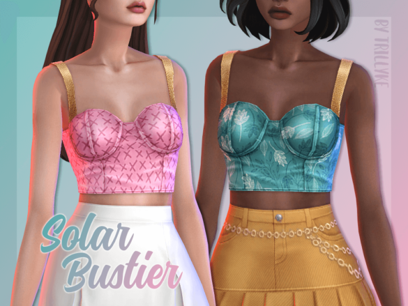 The Sims 4 solar bustier